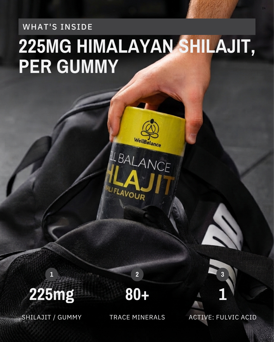 Shilajit Extract Gummies by Wellbalance